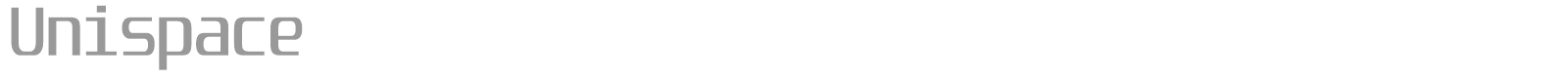 Unispace font preview